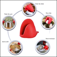 Silicone Pot Holder Heat Resistant, Oven Mitts Glove Cooking Pinch Grips Glove Hand Clip Convenient Pot Holder Kitchen Pot Holder Utensil Tool (Multicolor) – Set of-2 